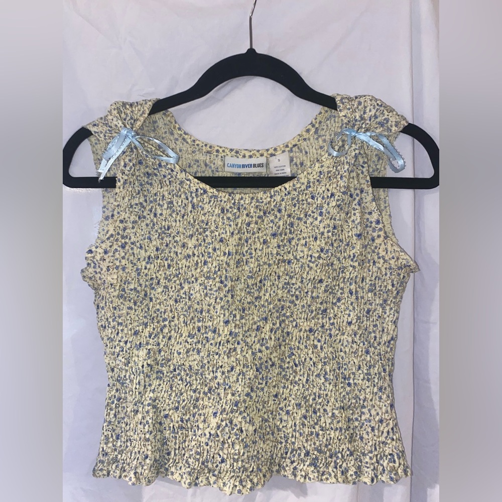 Handmade Upcycled Bow Tank